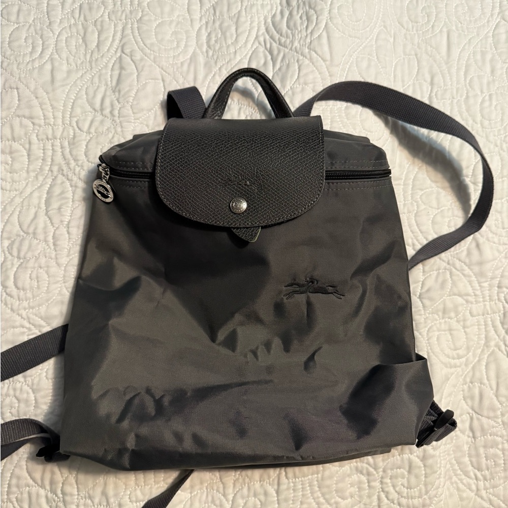 Longchamp Mini Backpack - Graphite/Gray - Picture 2 of 6